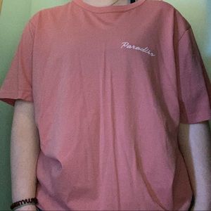 Size Large Baby Pink Arizona Tee, “Paradise”